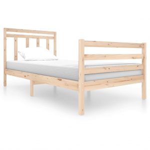 Okvir za krevet od masivnog drva 100 x 200 cm