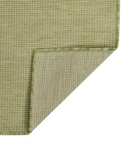 Vanjski tepih ravnog tkanja 200 x 280 cm zeleni