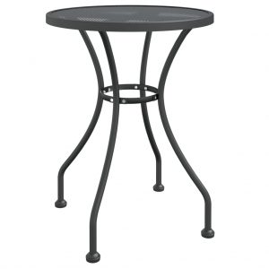 Vrtni stol od ekspandirane metalne mreže Ø 60 x 72 cm antracit