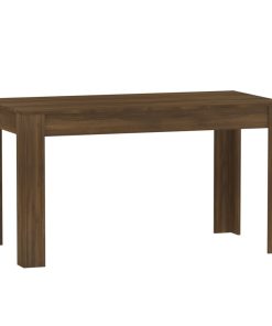 Blagovaonski stol boja smeđeg hrasta 140 x 74