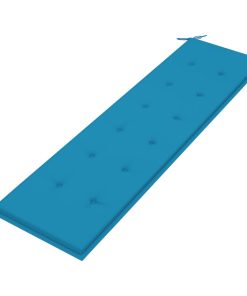 Jastuk za Vrtnu Klupu Plavi 180x50x3 cm
