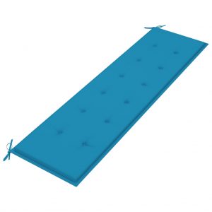 Jastuk za Vrtnu Klupu Plavi 180x50x3 cm
