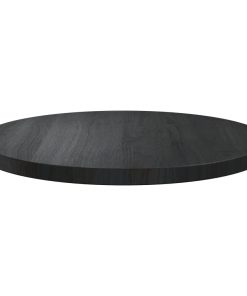 Ploča za stol crna Ø 50 x 2