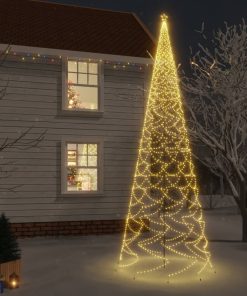 Božićno drvce sa šiljkom i 3000 LED žarulja tople bijele 800 cm