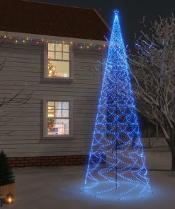 Božićno drvce sa šiljkom plavo s 3000 LED žarulja 800 cm