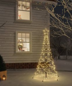 Božićno drvce sa šiljkom toplo bijelo s 200 LED žarulja 180 cm