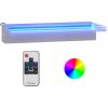 Prelijevajući vodopad RGB LED od nehrđajućeg čelika 45 cm