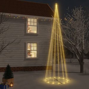 Stožasto božićno drvce toplo bijelo 1134 LED žarulje 230x800 cm