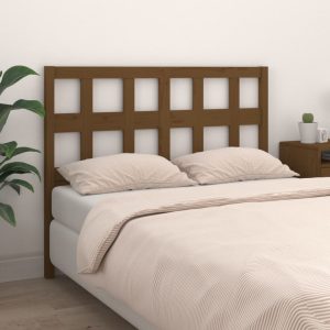 Uzglavlje za krevet boja meda 185