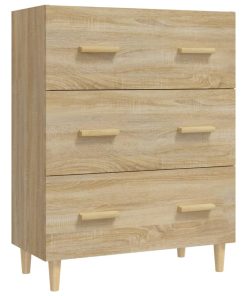 Komoda boja hrasta sonome 70x34x90 cm od konstruiranog drva