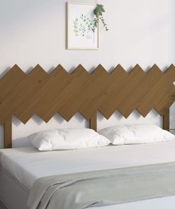 Uzglavlje za krevet boja meda 178x3x80