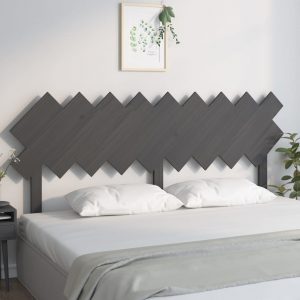 Uzglavlje za krevet sivi 178x3x80