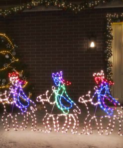 Božićne figure sveta tri kralja s 504 LED žarulje 70 x 50 cm