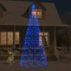 Božićno drvce na stijegu 1400 plavih LED žarulja 500 cm