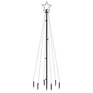 Božićno drvce sa šiljkom i 108 LED šarene žarulje 180 cm