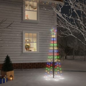 Božićno drvce sa šiljkom i 108 LED šarene žarulje 180 cm