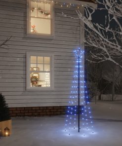 Božićno drvce sa šiljkom i 108 LED žarulje plave 180 cm