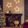 Figura božićne zvijezde s 48 LED žarulja topla bijela 56 cm