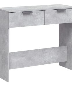 Konzolni stol boja betona 90 x 36 x 75 cm od konstruiranog drva