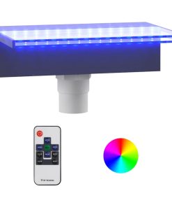Prelijevajući vodopad s RGB LED svjetlima akrilni 30 cm