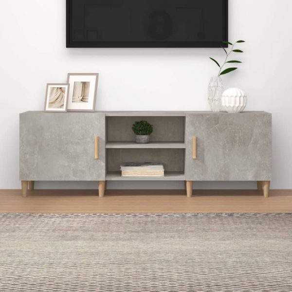 TV ormarić boja betona 150 x 30 x 50 cm od konstruiranog drva