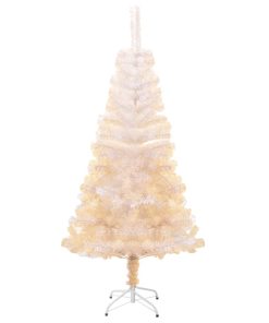 Umjetno božićno drvce s obojenim vrhovima bijelo 120 cm PVC