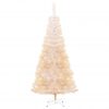 Umjetno božićno drvce s obojenim vrhovima bijelo 180 cm PVC