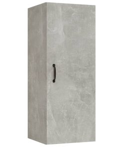 Viseći zidni ormarić boja betona 34