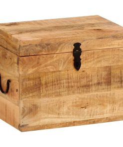 Kutija za pohranu 39 x 28 x 31 cm od masivnog drva manga