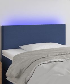 LED uzglavlje plavo 90x5x78/88 cm od tkanine