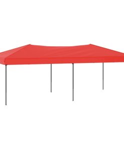 Sklopivi šator za zabave 3 x 6 m Crvena