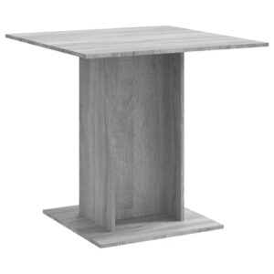Blagovaonski stol boja hrasta 80 x 80 x 75 cm konstruirano drvo