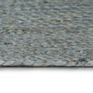 Ručno rađeni tepih od jute okrugli 180 cm maslinastozeleni
