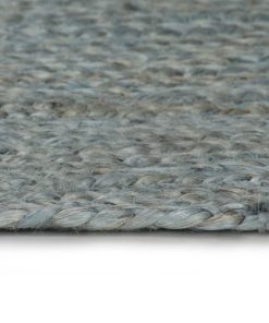 Ručno rađeni tepih od jute okrugli 210 cm maslinastozeleni