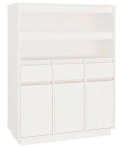Visoka komoda bijela 89 x 40 x 116