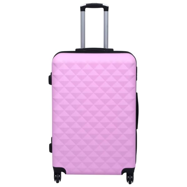 2-dijelni set čvrstih kovčega ružičasti ABS