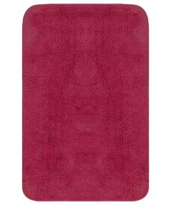 2-dijelni set kupaonskih otirača od tkanine boja fuksije