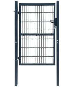 2D vrata za ogradu (jednostruka) antracit siva 106 x 170 cm