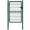 2D vrata za ogradu (jednostruka) zelena 106 x 170 cm