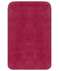 3-dijelni set kupaonskih otirača od tkanine boja fuksije