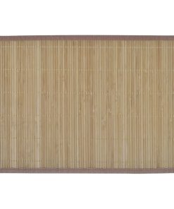 6 podmetača od bambusa 30 x 45 cm smeđi