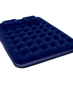 90750 Bestway Inflatable Flocked Airbed with Pillow and Air Pump 203 x 152 x 22 cm 67374