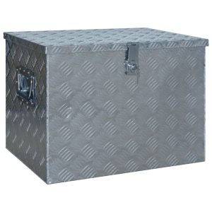 Aluminijska kutija 610 x 430 x 455 mm srebrna