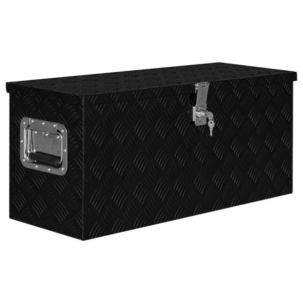 Aluminijska kutija 80 x 30 x 35 cm crna