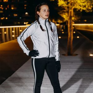 Avento reflektirajuća ženska jakna za trčanje 38 74RB-ZIL-38