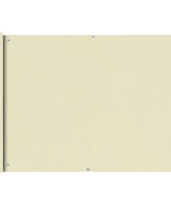 Balkonska Zaštita Oxford Tkanina Krem boje 75x600 cm