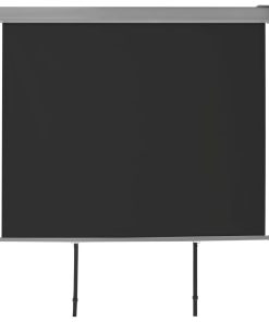 Balkonska bočna tenda višenamjenska 150 x 200 cm crna