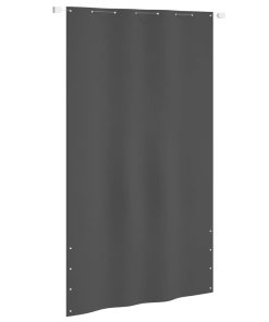 Balkonski zastor antracit 140 x 240 cm od tkanine Oxford