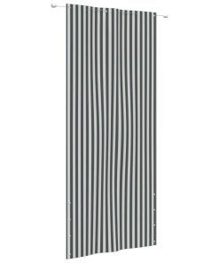 Balkonski zastor antracit-bijeli 120 x 240 cm od tkanine Oxford