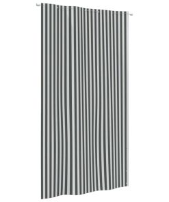 Balkonski zastor antracit-bijeli 140 x 240 cm od tkanine Oxford